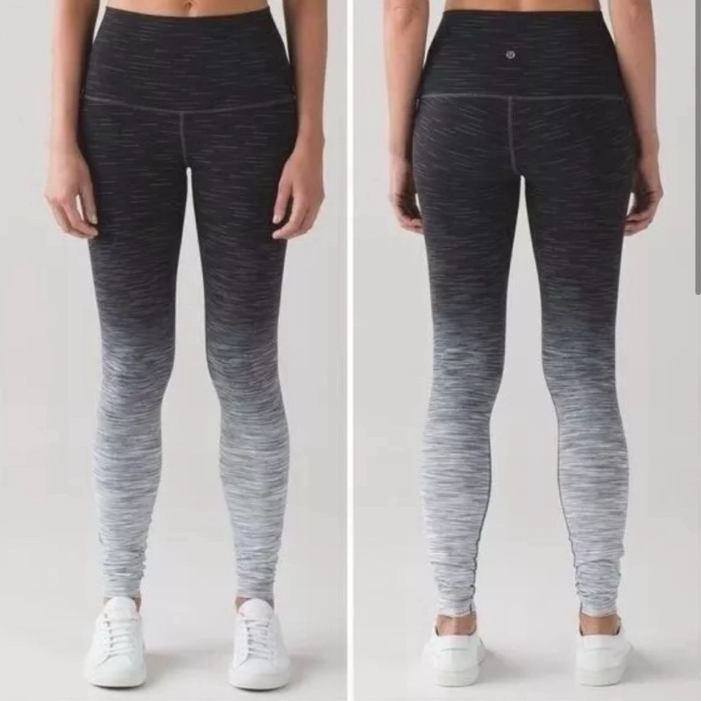 Lululemon Wunder Under Hi-Rise Tight / Leggings Ombré Size 10